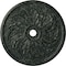 Ekena Millwork Sellek Ceiling Medallion (Fits Canopies up to 9"), 42 1/8"OD x 1 7/8"P, Painted Turtle Crackle CM42SKPTC - alternate 1